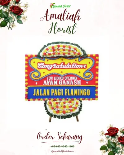 Bunga Papan Congratulation di Tegallega